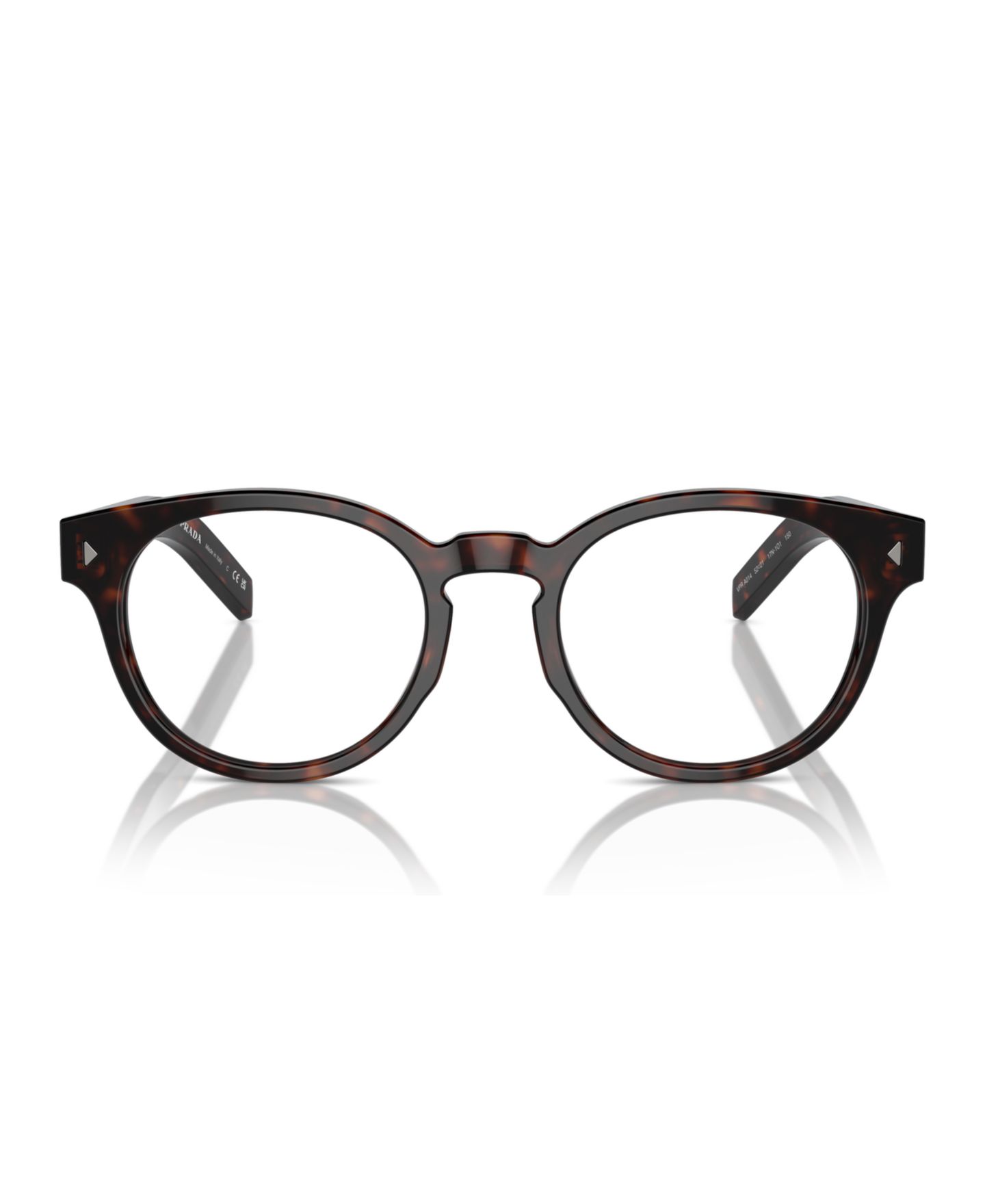 Мужские очки PRADA Phantos Eyeglasses, PR A14V, цвет: Черепаховый — фото 2