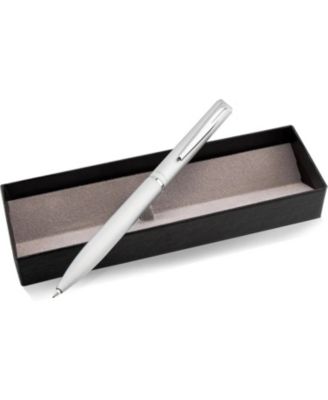 EnerGel Style Gel Pen, (0.7mm) Medium Line, White Barrels, Gift Box
