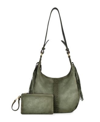 Hydrangea Large Vintage Ombre Shoulder Handbag