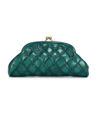 Petunia Quilted Mini Beauty Clutch Handbag