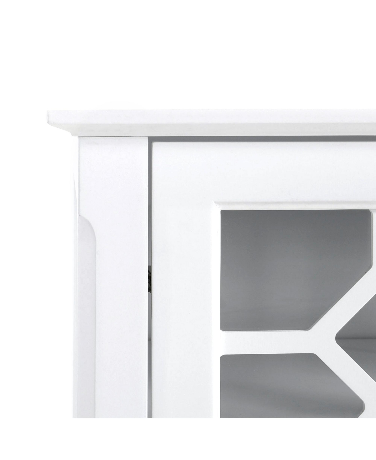 Homcom Sideboard Display Cabinet with Double Glass Doors & 2 Adjustable Shelves