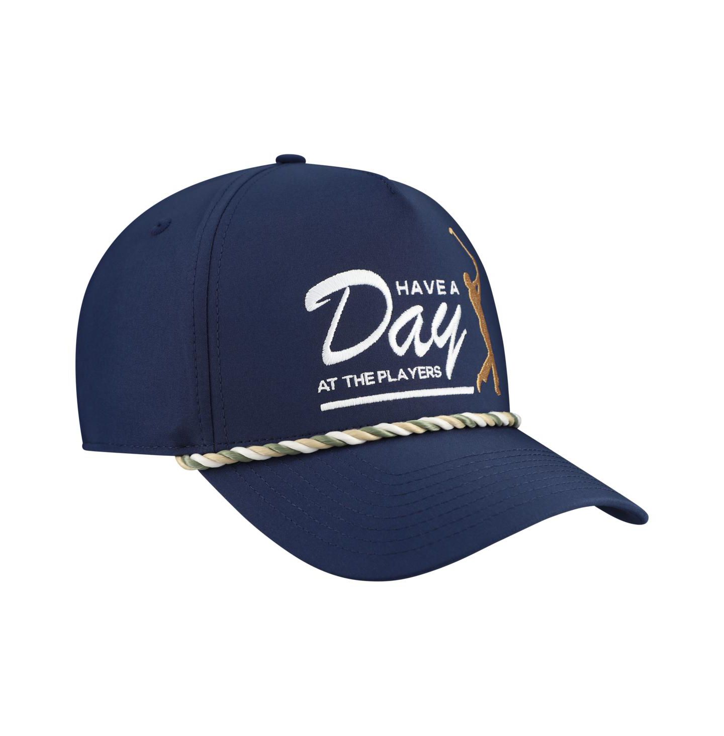 Мужская кепка Breezy Golf Navy the Players Retro Rope Have A Day Adjustable Hat — фото 3