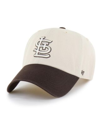 Men's Natural/Brown St. Louis Cardinals Two-Tone Fashion Clean Up Adjustable Hat