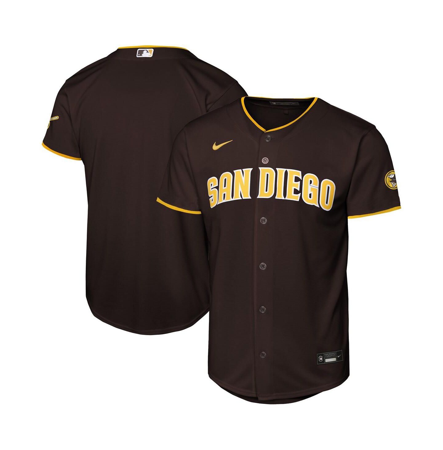 Детская джерси Nike San Diego Padres Home Stadium, коричневая — фото 1