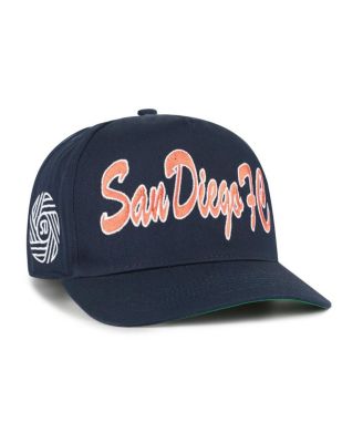 Men's Navy San Diego FC Brush Mark Hitch Adjustable Hat