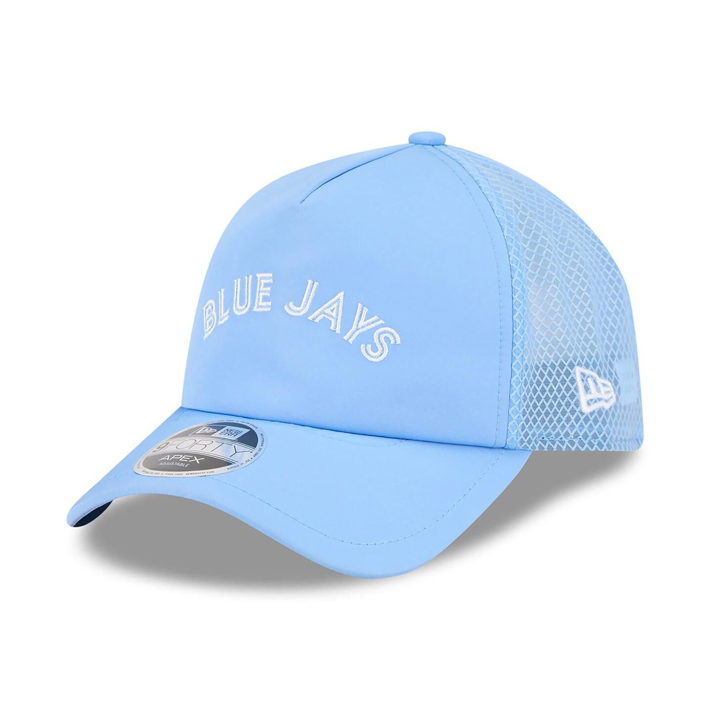 Мужская кепка New Era Light Blue Toronto Blue Jays 2026 Batting Practice Alternate Apex 9FORTY Adjustable Hat — фото 1