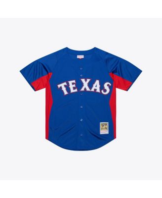 Men's Adrian Beltre Royal Texas Rangers Cooperstown Mesh Batting Practice Button-Up Jersey