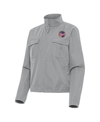 Women's Gray Indiana Fever Even Par Full-Zip Jacket