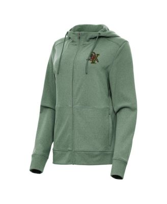 Women's Hunter Green Vermont Catamounts Seeker Full-Zip Hoodie
