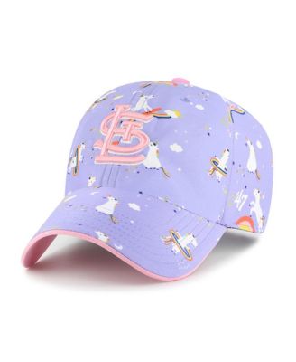 Big Girls&nbsp;Lavender St. Louis Cardinals Unicorn Clean Up Adjustable Hat