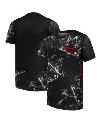 Big Boys and Girls Black Canada Soccer 2026 Away Stadium Replica Jersey