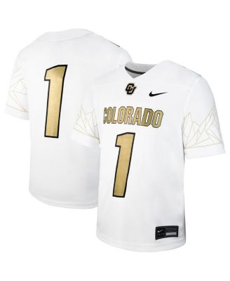 Toddler 1 White Colorado Buffaloes Alternate Football Game Jersey