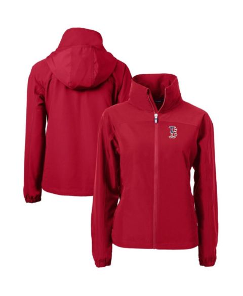 Женские куртки Cutter & Buck Women's Red Boston Red Sox Charter Eco Full-Zip Jacket