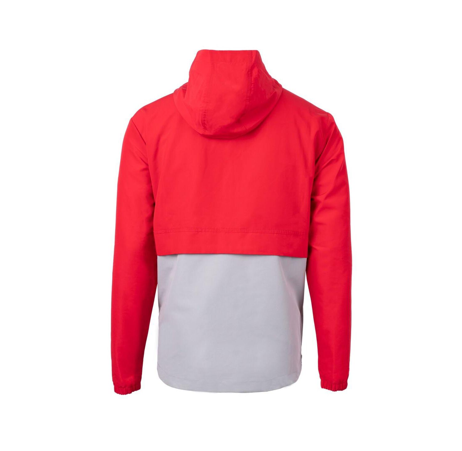 Men's Red/Gray Cincinnati Reds Charter Eco Half-Zip Anorak Jacket