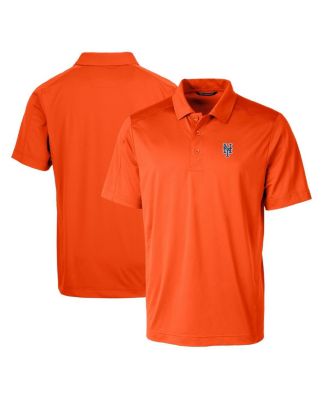 Men's Orange New York Mets Prospect Textured Stretch Polo Shirt