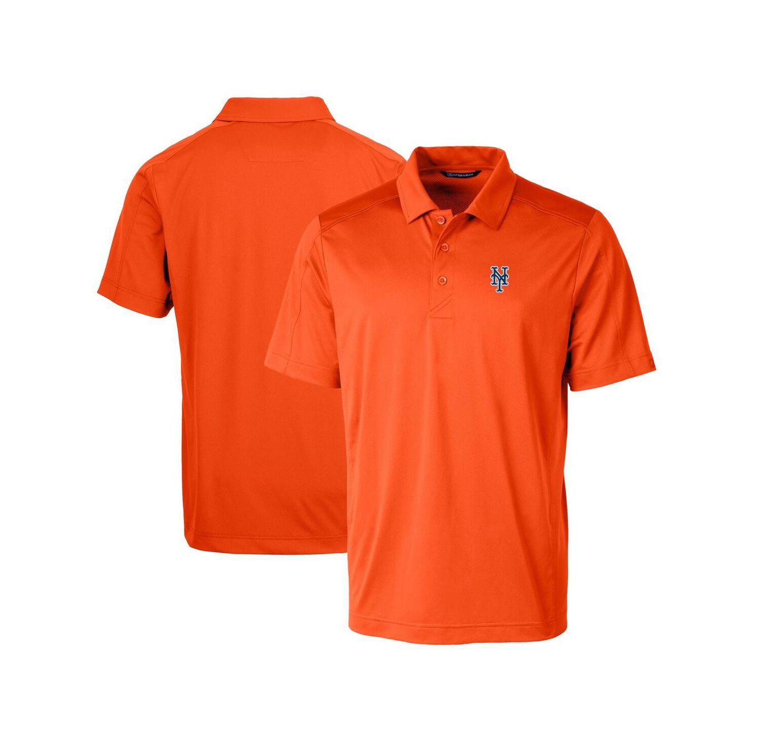 Men's Orange New York Mets Prospect Textured Stretch Polo Shirt