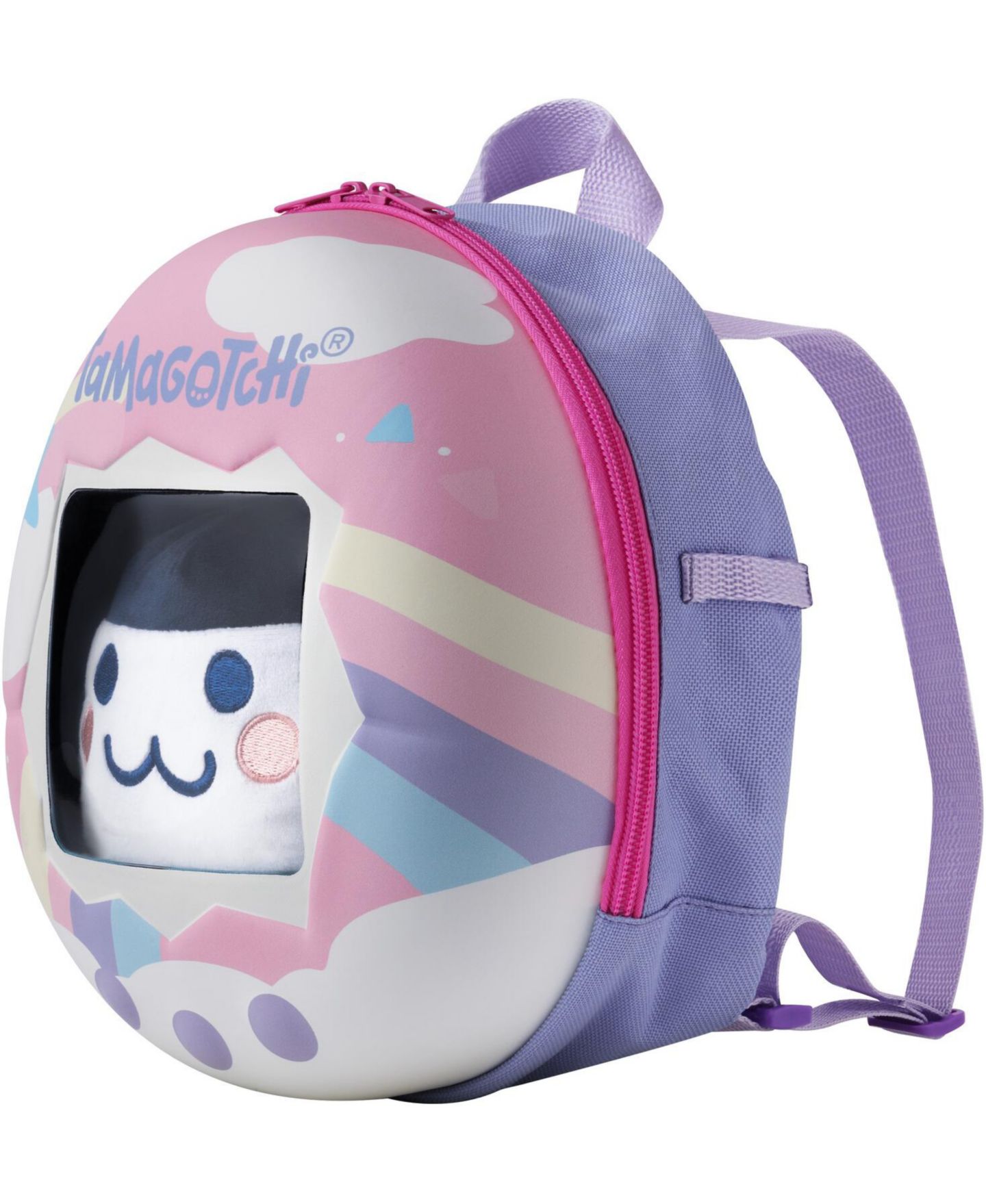 Детские мягкие игрушки Bandai Tamagotchi - Adventure Companion Backpack - Mimitchi Plush — фото 2