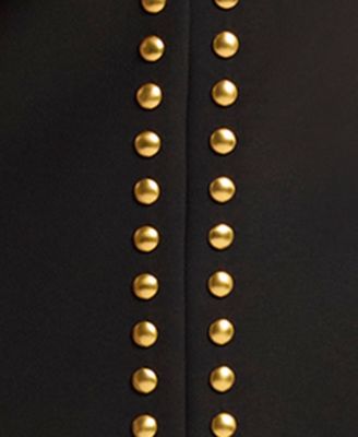 Michael Kors Women's V-Neck Stud Mini Dress - Macy's