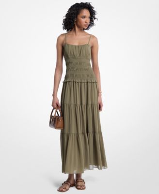 red herring green sequin dress No Limits Green Smocked Midi Dress – Shop the Mint main image 0
