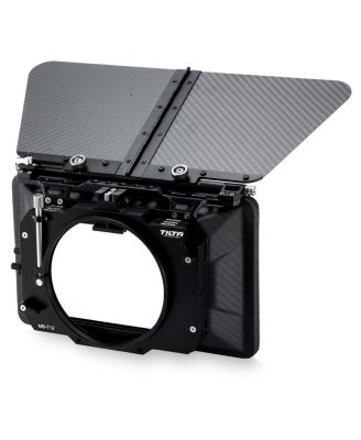 MB-T12 3-Stage 4x5.65" Carbon Fiber Clamp On Matte Box with Single 114mm Back