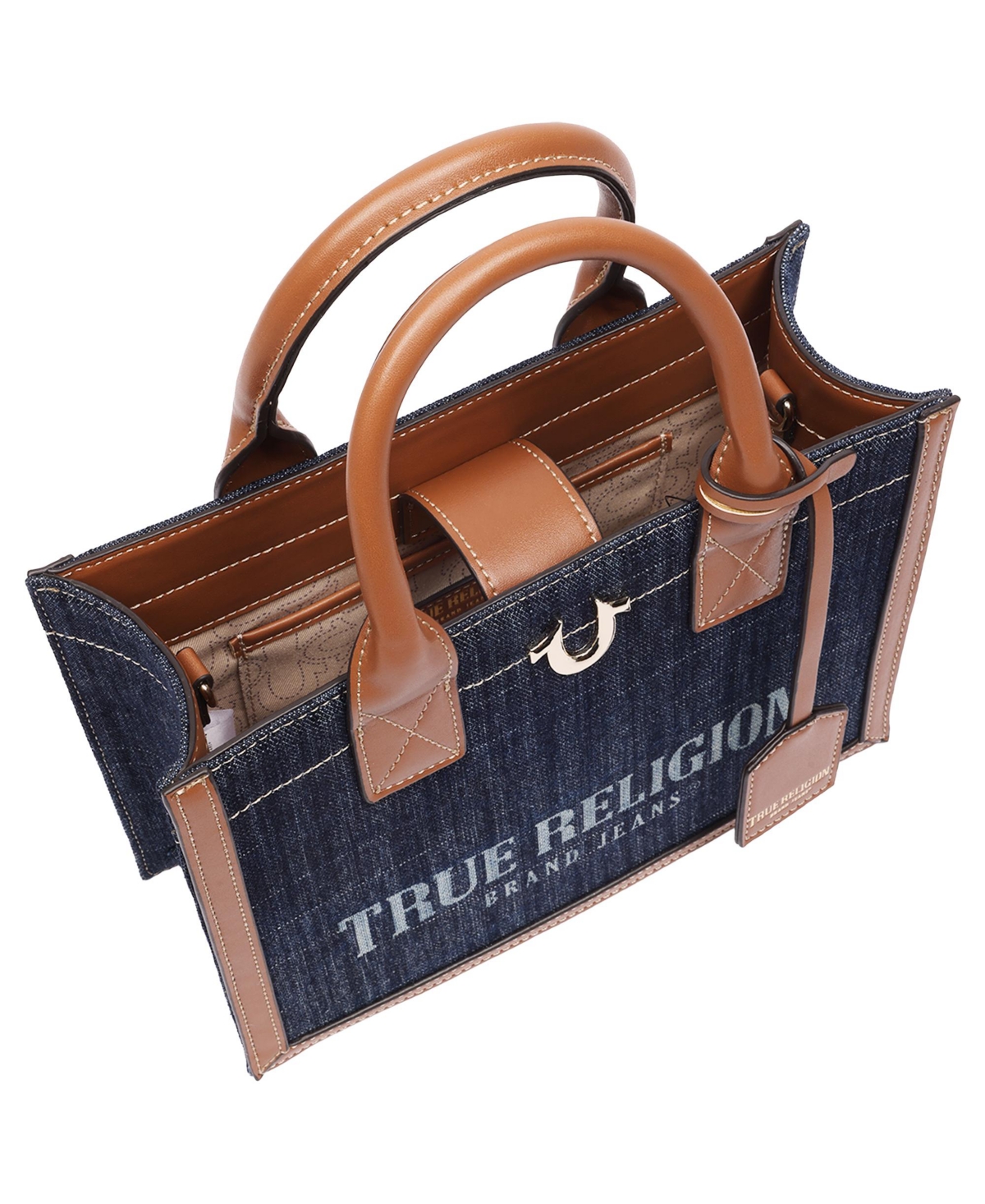 True Religion Modern Edge Denim Tote
