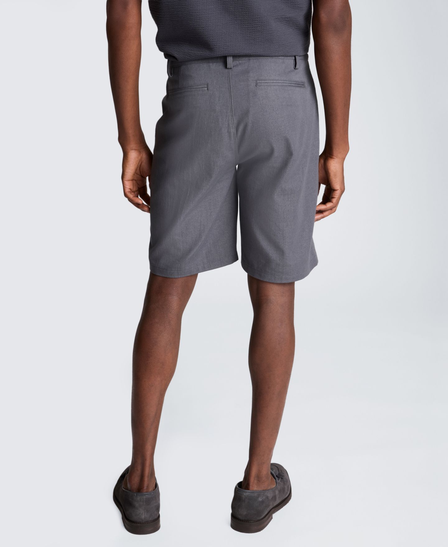 Мужские шорты Kenneth Cole 8" Washed Denim Shorts, цвет: Угольный — фото 6