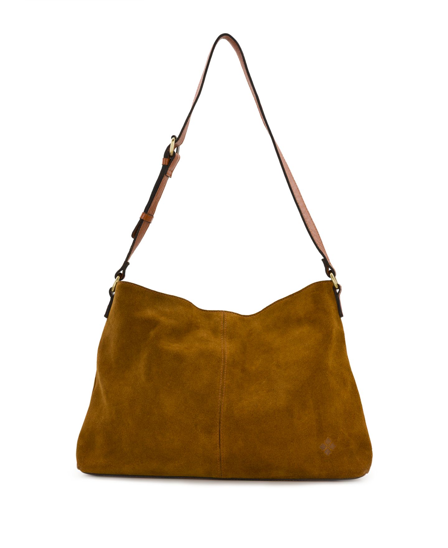 Женская сумка Patricia Nash Liora Large Suede Slouchy Tote Handbag, цвет: Коньячный — фото 6