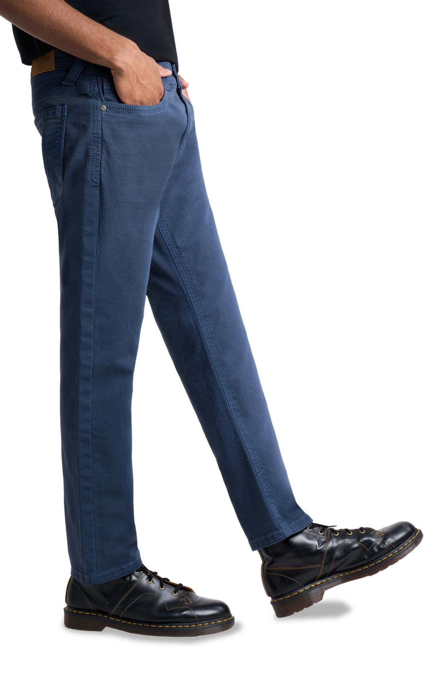 Мужские джинсы CULTURA Saddle Stitch Color Denim Jeans, цвет: Синий — фото 3