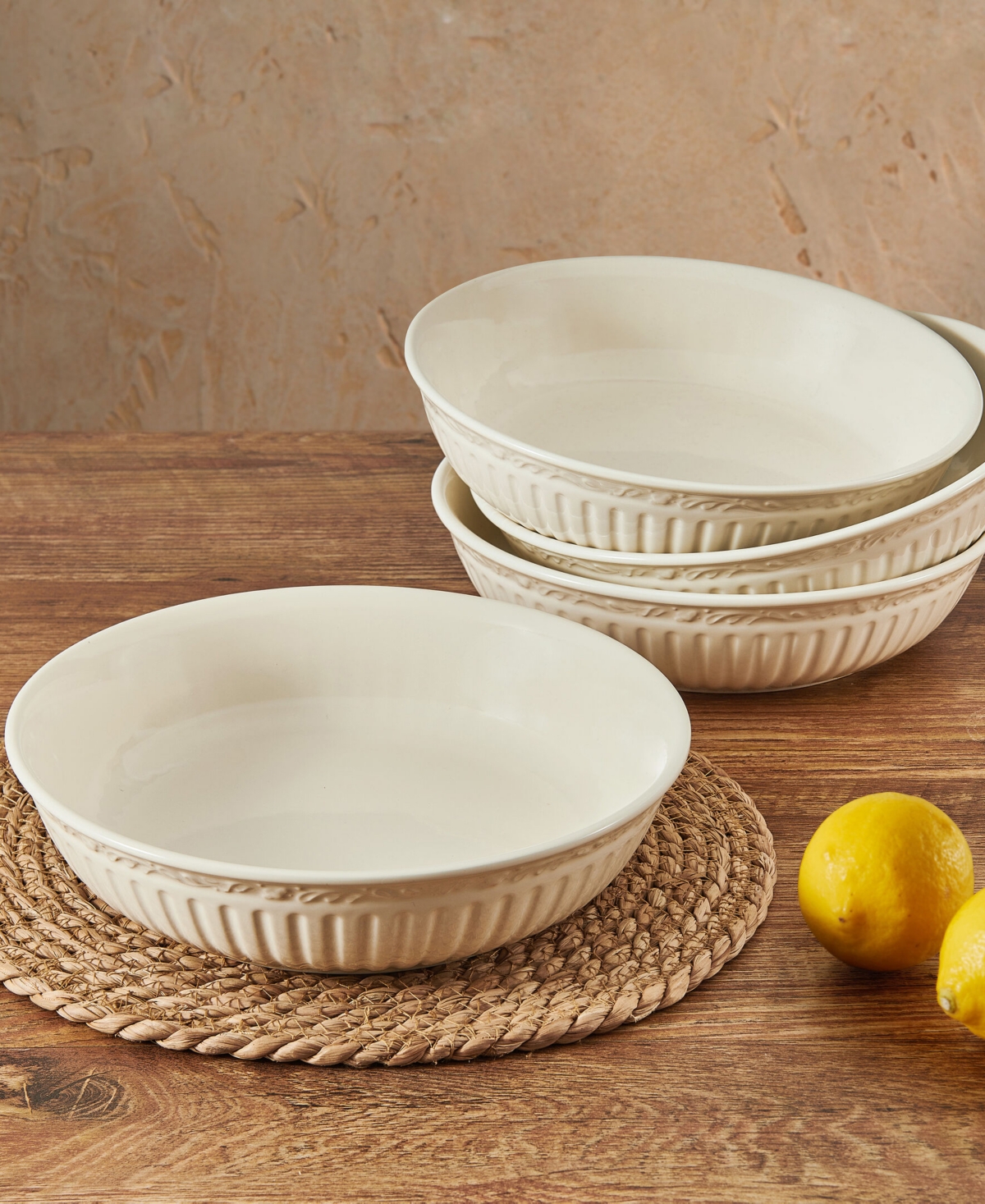 Mikasa Italian Countryside Pasta Bowls, Set of 4