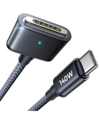 USB-C to Magnetic 3 Cable 3.3 ft, 140W Fast Charging Cord for MacBook Charger, Compatible with MacBook Pro and Air, Midnight