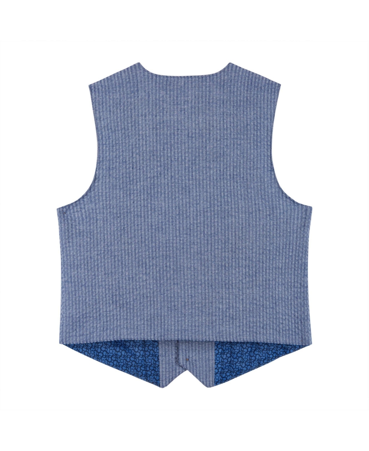 Andy & Evan Toddler Boys and Toddler/Child Blue Pink Seersucker Vest Suit Set