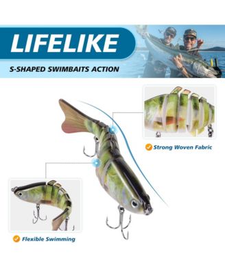 Fishing Lures Multi Jointed Swimbaits Slow Sinking