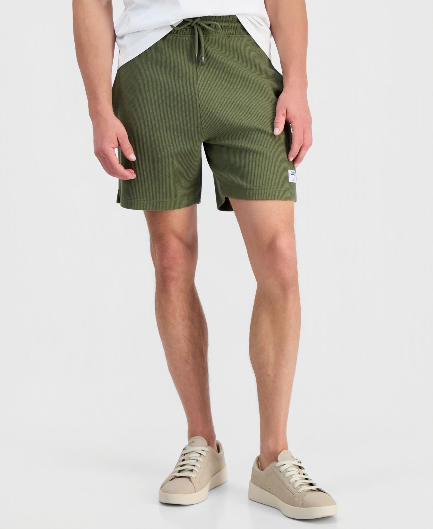 Мужские шорты Hugo Boss HUGO by Nuwafflo Drawstring, цвет: Зелёный — фото 2