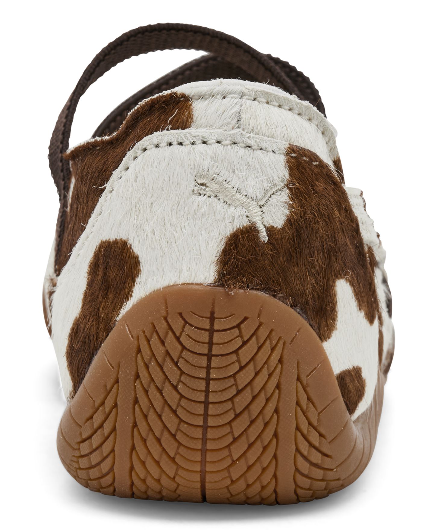 Балетки PUMA Speedcat Ballet Cow Print Mary Jane Shoes для девочек, цвет: Коричневый — фото 4