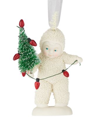 Department 56 - Snowbabies Lighting the Tree Ornament