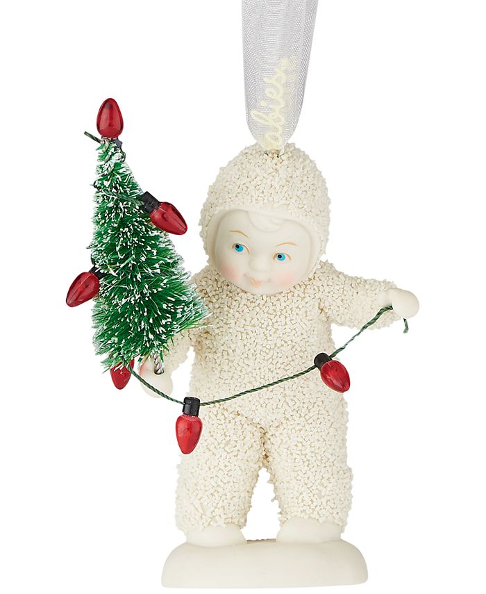 Department 56 Snowbabies Lighting the Tree Ornament Macy's