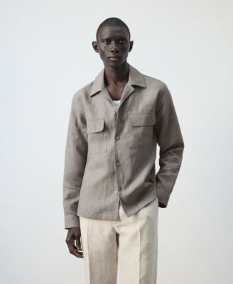Men's Bowling Collar Overshirt