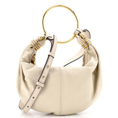 Small Bracelet Hobo Bag Leather