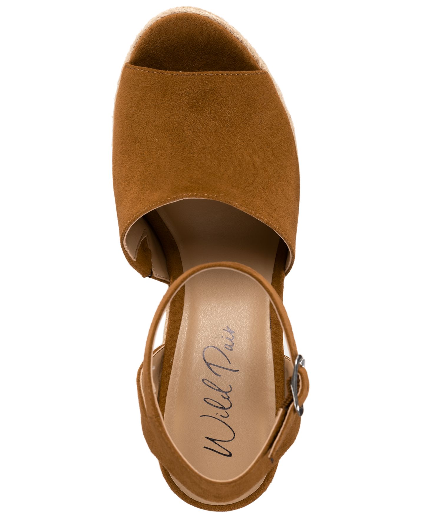 Женские сандалии Wild Pair Victoire Espadrille Block Heel Dress Sandals, цвет: Коричневый — фото 4