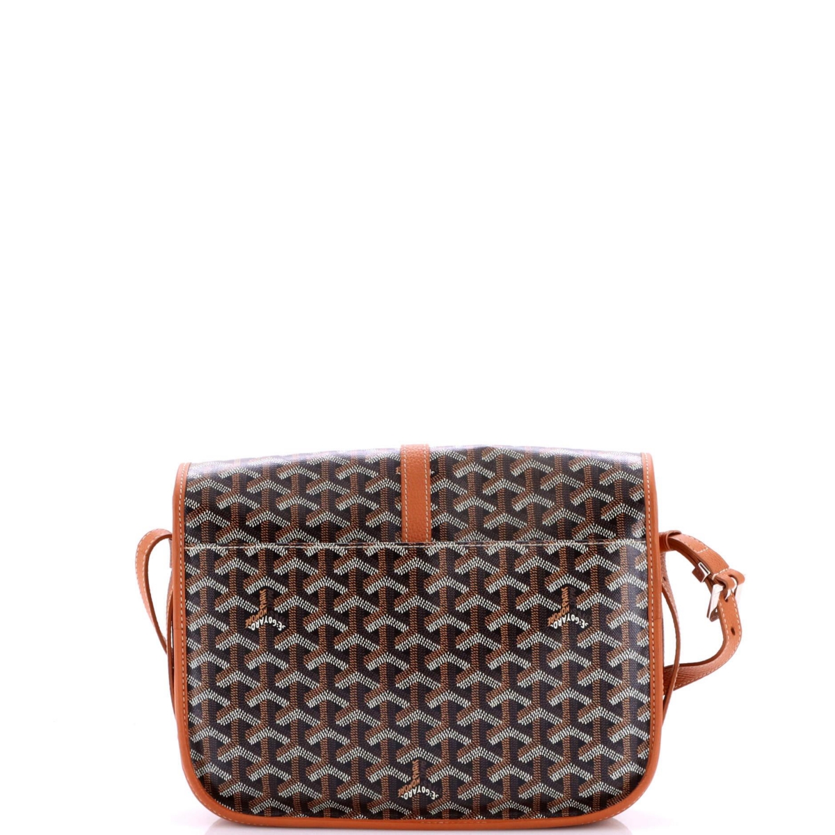 Pre-Owned Goyard Mm Belvedere Ii Messenger Bag Coated Canvas