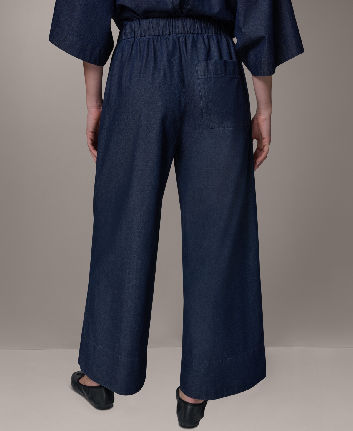 Donna Karan Weekend Women's Bali Relaxed Beach Pull-On Cotton Pants