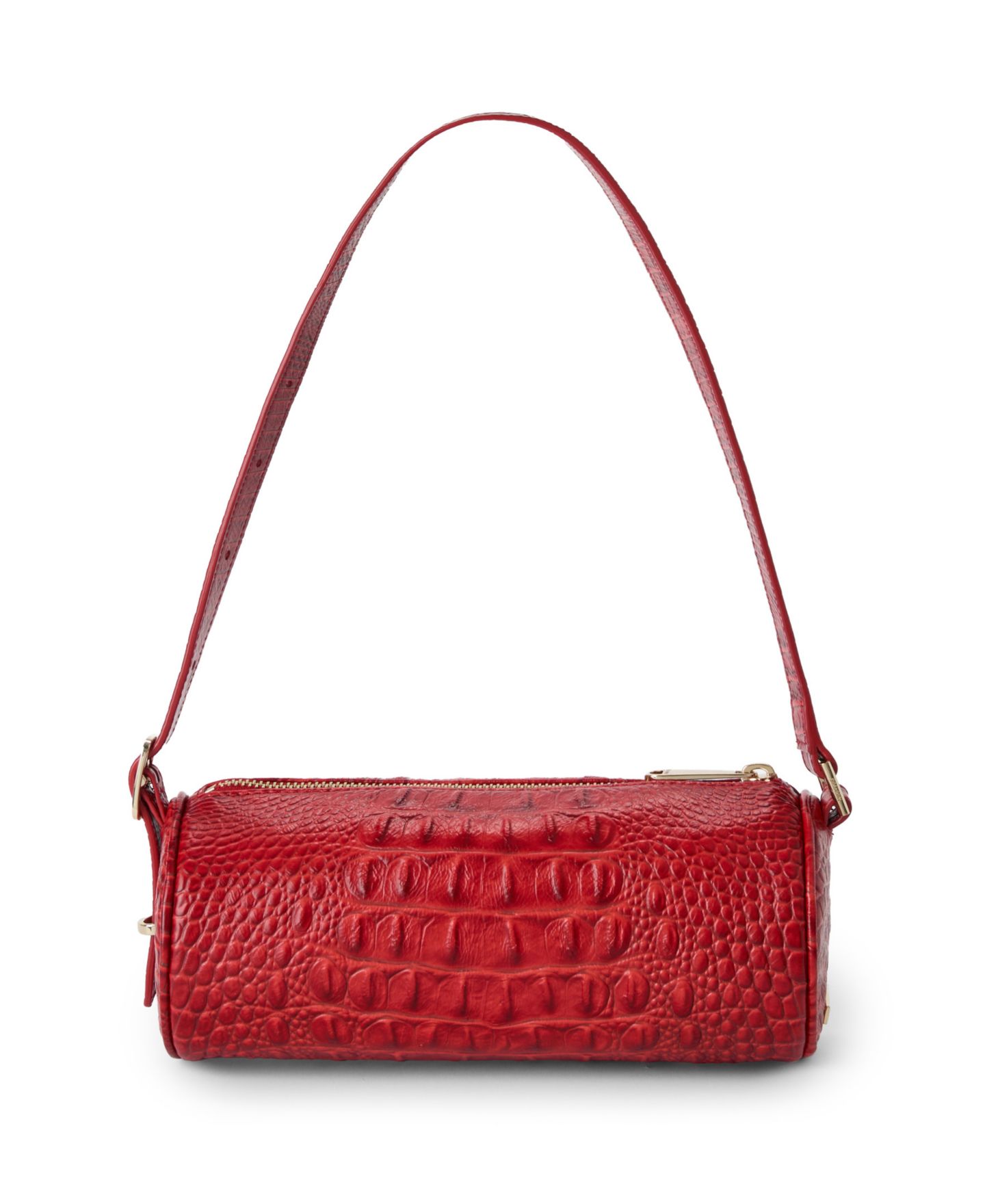 Женская сумка Brahmin Billie Small Alden Road Barrel Slim Shoulder Handbag, цвет: Salsa Alden Road — фото 2