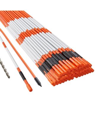 48 inches Driveway Markers 100 Pack 0.31 in Diameter Reflective Snow Stakes