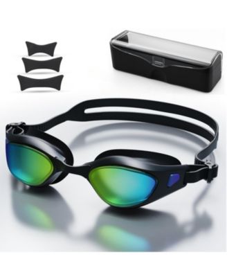 Swim Goggles Anti-fog UV Protection Leak-proof Adult Wide View