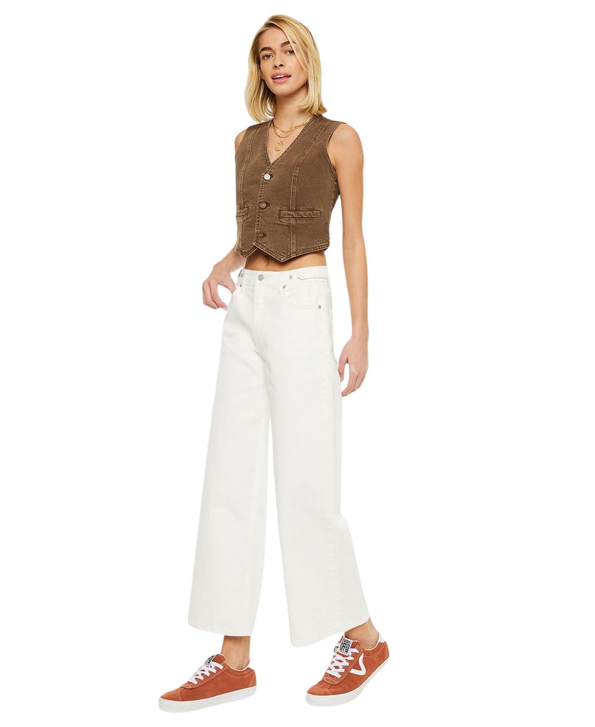 KanCan Women's Calla Ultra High Rise Crop Jeans view 4 — MAYCSS fashion products