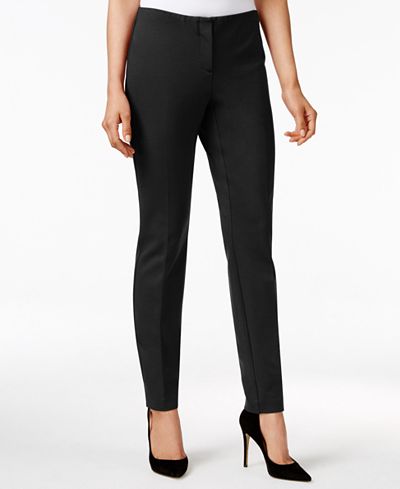 Alfani Modern Skinny Ponté Pants, Created for Macy's - Pants - Women ...