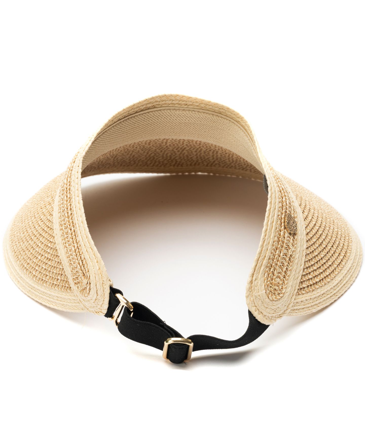 Женские козырьки Vince Camuto Rollup Tweed Straw Hat, цвет: Натуральный разноцветный — фото 2