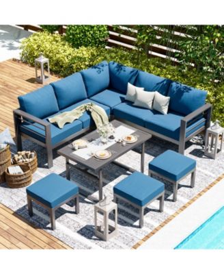Aluminum Patio Furniture Set with Table and Chair