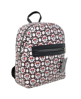 Minnie Mouse All Over Print 10" Mini Deluxe Backpack with 1 Front pocket