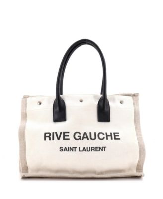 Small Rive Gauche Shopper Tote Canvas